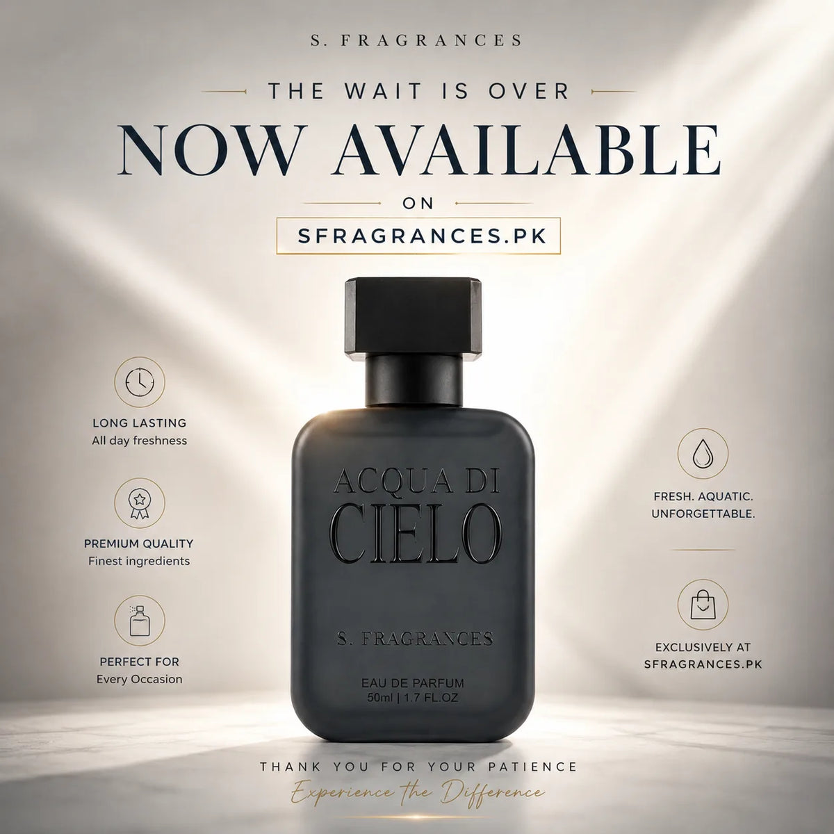 S. Fragrances Duo Set: ACQUA DI CIELO & LESS BRISES ROSES – Eau De Parfum