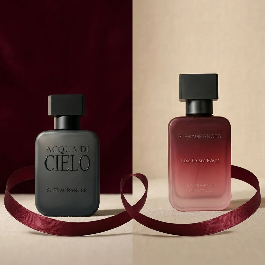 S. Fragrances Duo Set: ACQUA DI CIELO & LESS BRISES ROSES – Eau De Parfum