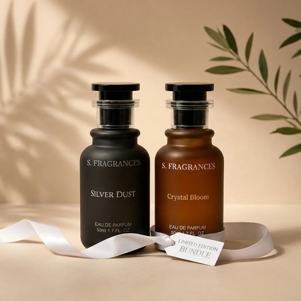S. Fragrances Limited Edition Bundle: SILVER DUST & CRYSTAL BLOOM – Eau De Parfum