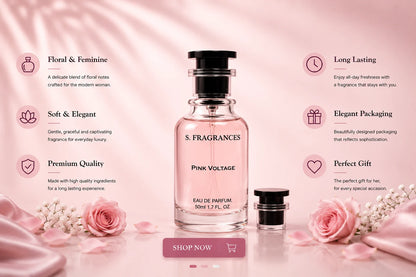 S. Fragrances Pink Voltage & Silver Dust Eau de Parfum Bundle