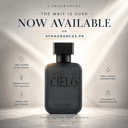 S. Fragrances: ACQUA DI CIELO – Eau De Parfum