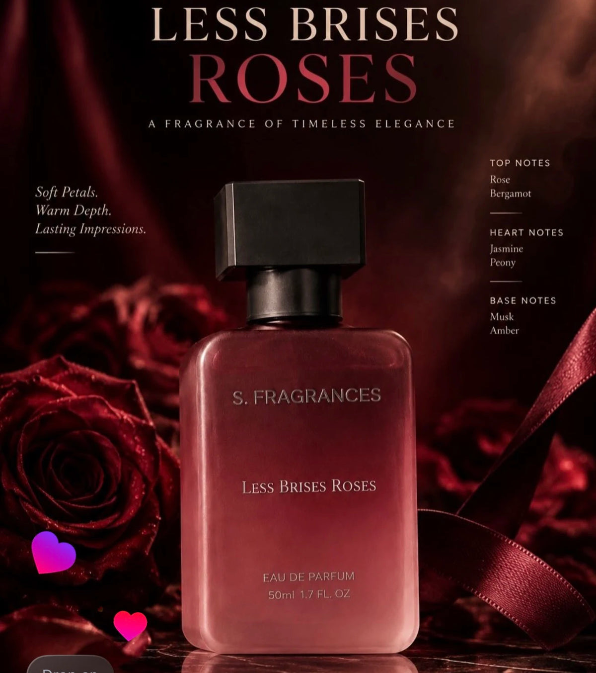 S. Fragrances Duo Set: ACQUA DI CIELO & LESS BRISES ROSES – Eau De Parfum